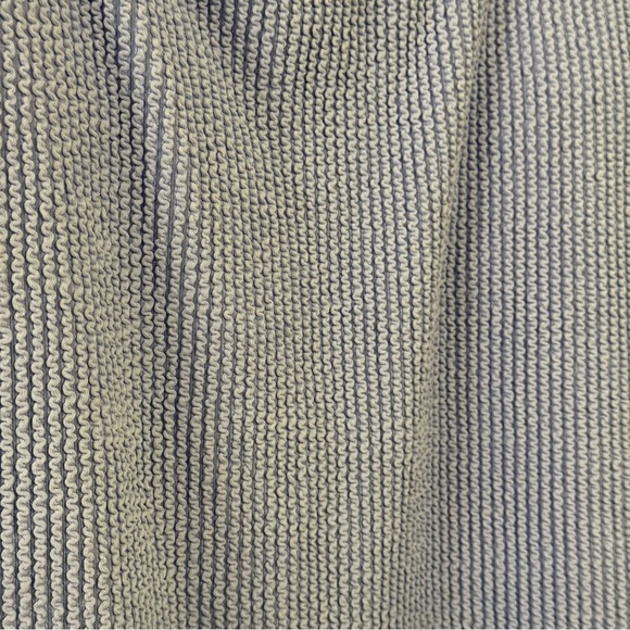 Light Blue Ribbed Swimsuit - Picture 3 of 9